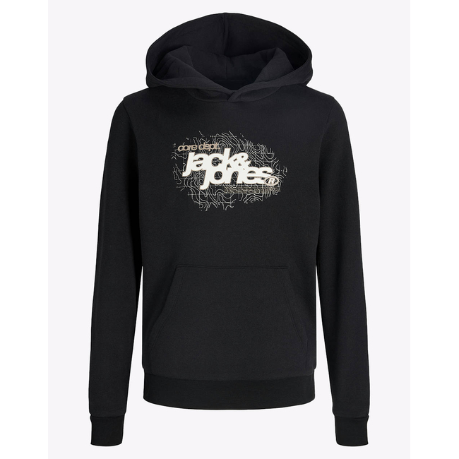 Product JACK&JONES JCOGRID BRANDING SWEAT HOOD JNR base image