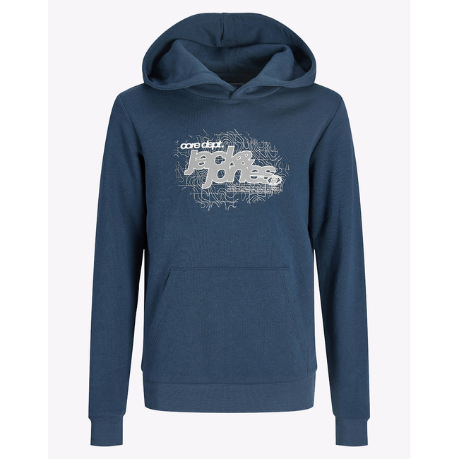 Product JACK&JONES JCOGRID BRANDING SWEAT HOOD JNR base image