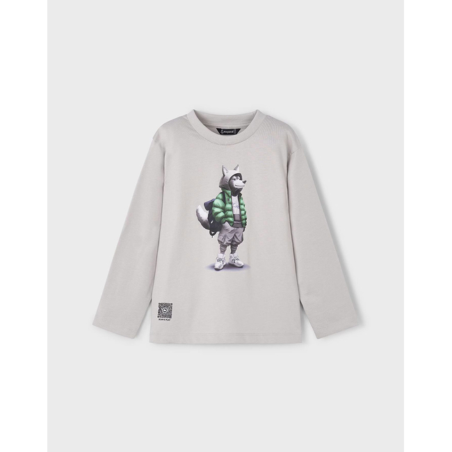Product MAYORAL ΜΠΛΟΥΖΑ ΜΑΚΡΥΜΑΝΙΚΗ "WOLF" base image