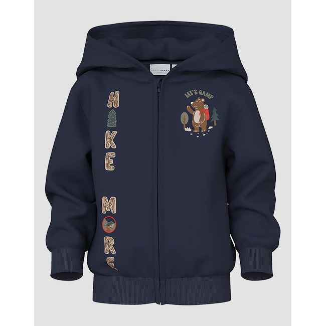 Product NAME IT NMMVOLTINUS NREG SWEAT CARD WH BRU base image