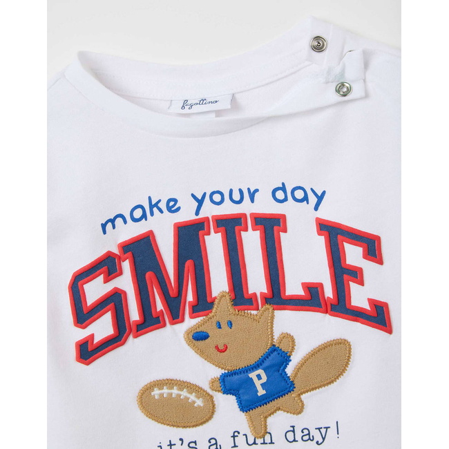 Product OVS T-SHIRT WITH PRINT+EMBRO base image