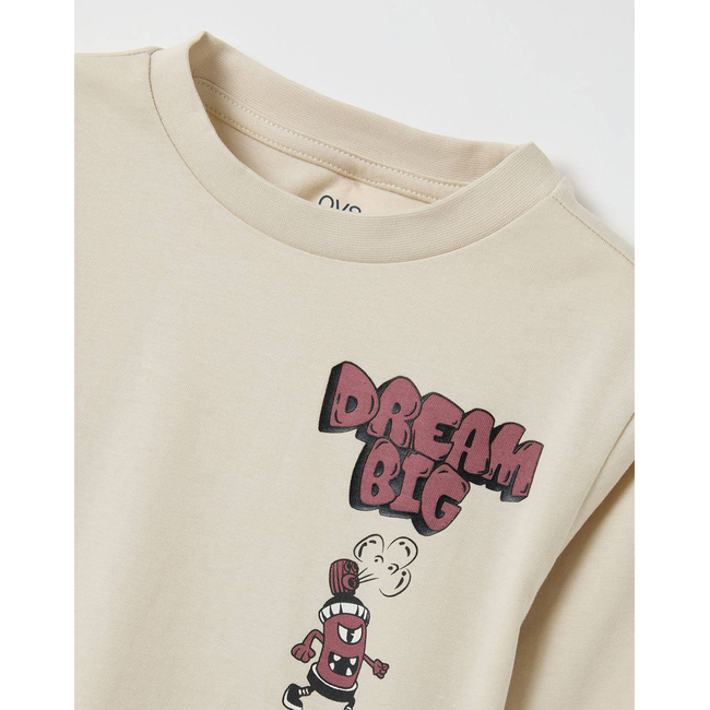 Product OVS T-SHIRT WITH PRINT base image