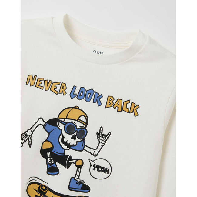 Product OVS T-SHIRT WITH PRINT base image