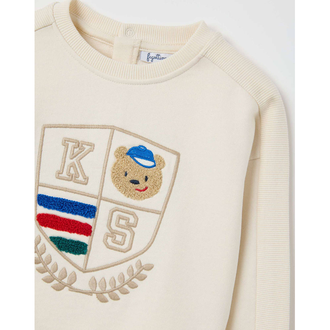 Product OVS ROUND SWEATER WITH BADGE base image