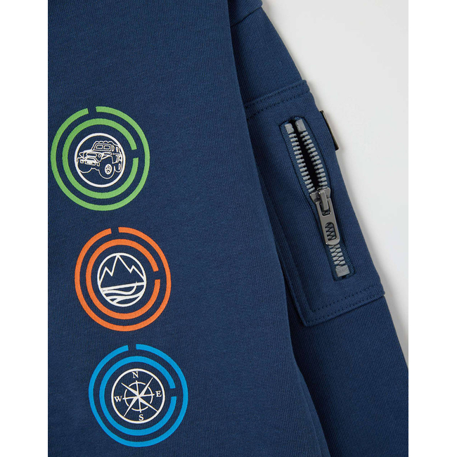 Product OVS SWEATER BLUE HOODIE base image