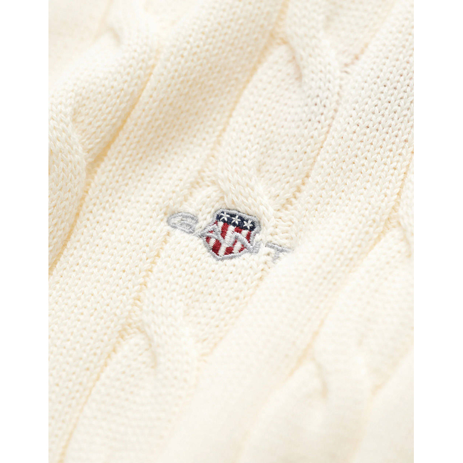 Product GANT ΠΟΥΛΟΒΕΡ ΜΜ COTTON CABLE HALF ZIP base image