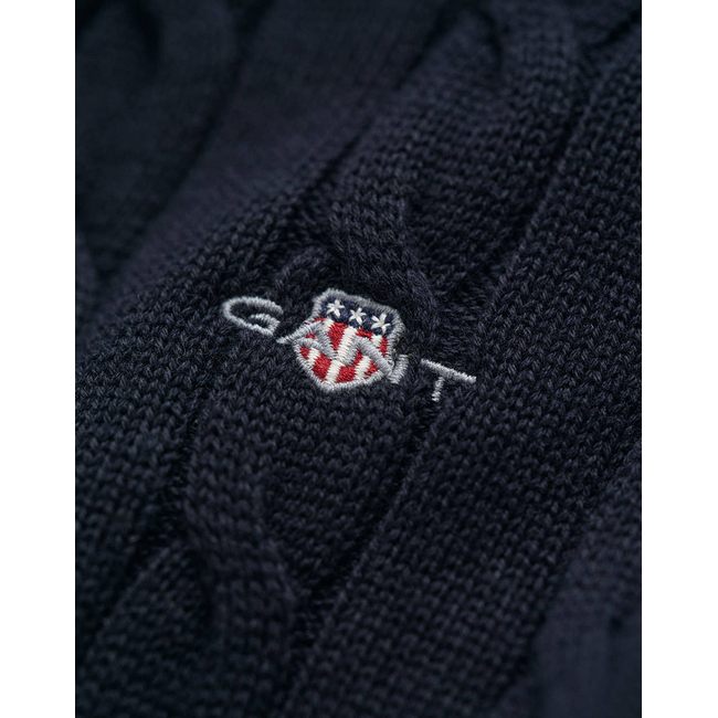 Product GANT ΠΟΥΛΟΒΕΡ ΜΜ COTTON CABLE HALF ZIP base image