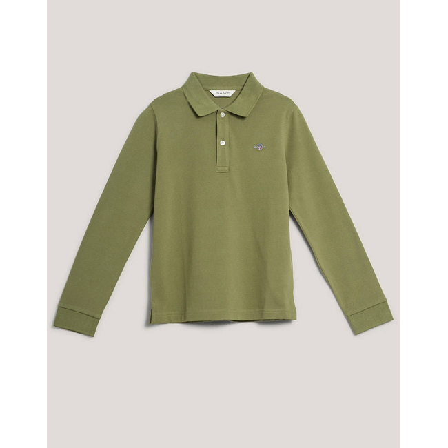 Product GANT SHIELD LS PIQUE POLO SHIRT base image