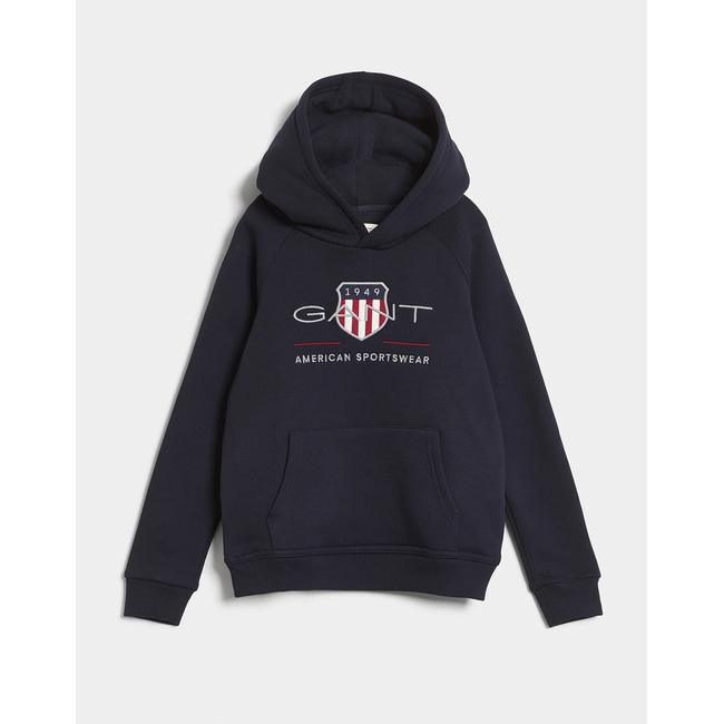Product GANT ARCHIVE SHIELD RAGLAN HOODIE base image